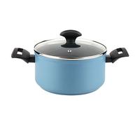 Casserole Induction 20cm Aluminium Forgé, Antiadhésif sans PFOA, Couvercle Verre,, Maxima, , Rouge
