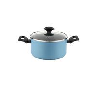 Casserole Induction 20cm Aluminium Forgé, Antiadhésif sans PFOA, Couvercle Verre,, Maxima, , Rouge