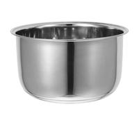 Casserole Intérieure pour Cuiseur à Riz 3l en Acier Inoxydable 304 | Compatibilité, sans Revêtement, Chauffe Rapide, Facile à Nettoyer, Pièce de Rechange Argenté