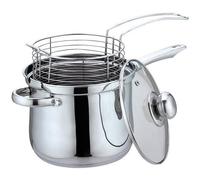 Casserole - KINGHOFF - KH-4581 - Acier poli - Panier spécial - Compatible tous feux