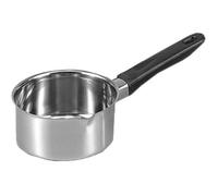 Casserole - KRÜGER - 12CM - Acier inoxydable 18/10 - Bec verseur - Équipement bakélite noire