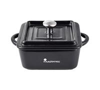 Casserole Masterpro Carré Noir Grès (13,5 x 10 x 4,5 cm)