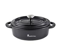 Casserole Masterpro Ovale Noir Grès (16 x 9,8 x 4,5 cm)