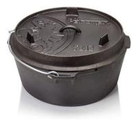 Casserole - PETROMAX - Pot à feu - Fonte - 11500 ml - Tous feux compatibles Noir