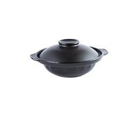 Casserole poterie Pot à soupe riz cuit la vapeur poulet braisé et résistant chaleur Claypot gaz Pour Les Plats De Tous Les Jours(Shallow 1.7 L)