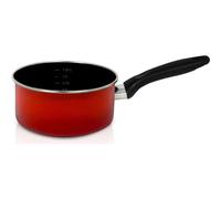 Casserole Pour Cuisson En Émail Rouge 16 Cm Induction Compatible 1,3 L