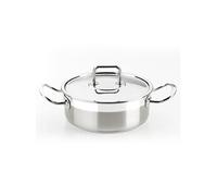 BRA Profesional | Casserole Professionnelle Inox 18/10 avec Couvercle 22 cm | Compatible Tous Feux Dont Induction