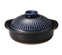 Casserole ronde en céramique résistante à la chaleur pour soupe et ragoût lent, 1,9 l