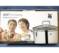 Casserole WMF 16 cm sans couvercle, petite casserole 1,4 l, casserole à lait induction, acier inoxydable Cromargan, non revêtu, va au four