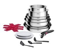 Casserolerie Tefal Ingenio Cook Eat Set Inox 15 Pièces - Casseroles, Poeles Et Ustensiles L881sf04