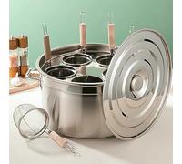 Casseroles en acier inoxydable résistantes à la cuisson des pâtes, ustensiles de cuisine polyvalents, inserts, marquages pour cuisines domestiques et restaurants commerciaux