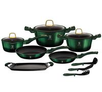 Casseroles et poêles - BERLINGER HAUS - EMERALD - Aluminium forgé - Revêtement en titane - 12 pièces