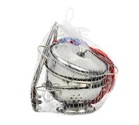 Casseroles Et Poêles De Jeu - Fonction De Jeu De Rôle Créative, Kit De Batterie De Cuisine Jouet En Acier Inoxydable De 230 G, Lot D'ustensiles De Cuisine Miniatures, Plats De Simulation Argentés De N