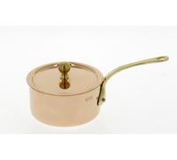 Casserolette cuivre-inox avec couv.ø 09