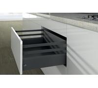 Casserolier Arcitech HETTICH - P.270 H.250/126mm - anthracite sans coulisse avec tringle - 9150855