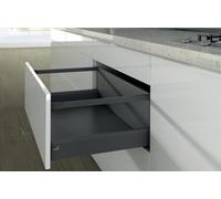 Casserolier Arcitech HETTICH - P.550 H.250/94mm - anthracite sans coulisse avec tringle - 9150668