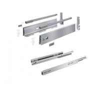 Casserolier InnoTech Atira argent Push To Open 30 kg - h 144 mm - l 470 mm HETTICH