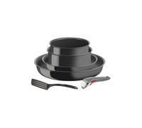 Casserolies Lot 6 Pieces Ingenio Renew L2609602 Gris Anthracite Tefal
