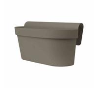 Cassetta UP 50Cm Taupe Jardinière Fleurs Terrasse Jardin Balcon