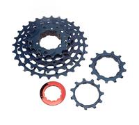 Cassette 7 Vitesses, Cassette Roue Velo Electrique, Acier et Aluminium, Bleu Foncé - Haute Précision, Légère et Durable, Compatible Roulettes 7v Sunrace M2T (Type 1)