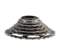 Cassette 7 vitesses pour VTT Moyeu arrière 11-28T Couronne dentée en alliage d'acier argenté léger Protection contre la rouille Installation facile (11-28T)