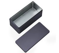 Cassette à Billets en Fer,Boîtes En Métal Avec Couvercles Boîtes Organisateur de trésorerie Cash Box,pour Argent Liquide Timbres Bonbons Biscuits Thé Café, 18,5 x 8,5 x 7 cm