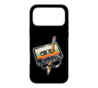 Cassette à Crayons Old School Music Lovers Party années 80 90 Coque pour iPhone 17 Pro Max