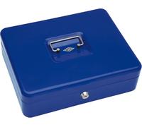 Cassette à monnaie WEDO avec clip, bleu, (L)300 x (T)240 x (H)90 mm