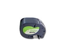 Cassette à ruban vhbw Papier 12mm pour Dymo LetraTag LT-100H, LT-100T, QX50, XR. Remplace: S0721520, 91200. G