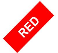 Cassette À Ruban Pour Étiqueteuse Dymo,Compatible Avec D1,12mm,45010,45013,40910,40913,43613,43610,Lm160,280 - Type White On Red-12mm