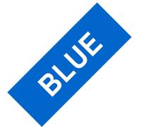 Cassette À Ruban Pour Étiqueteuse Dymo,Compatible Avec D1,12mm,45010,45013,40910,40913,43613,43610,Lm160,280 - Type White On Blue-19mm