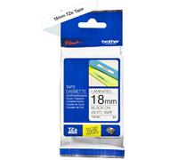 Cassette à ruban pour étiqueteuse TZe-241 Brother originale Noir sur blanc 18 mm