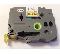 Cassette à ruban vhbw 18mm pour Brother P-Touch H 500 Li, P 700, RL 700 S . Remplace: TZ-641, TZE-641.