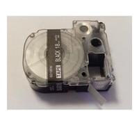 Cassette à ruban vhbw 18mm pour Epson LW-500, LM-700, LW-900P, OK200, OK300. Remplace: LC-5BWV, SD18KW. G