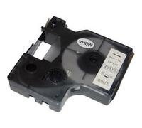 Cassette à ruban vhbw 9mm encre noire sur fond blanc Dymo LabelWriter Duo 400, 450, LabelMaker PC, PC2. Remplace: D1, 40913. Blanc G
