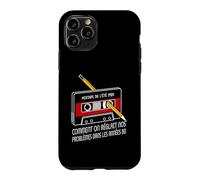 Cassette année 80 Compilation Vintage Humoristique 80's Coque pour iPhone 11 Pro