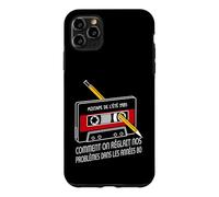 Cassette année 80 Compilation Vintage Humoristique 80's Coque pour iPhone 11 Pro Max
