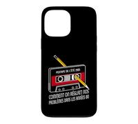 Cassette année 80 Compilation Vintage Humoristique 80's Coque pour iPhone 13 Pro Max