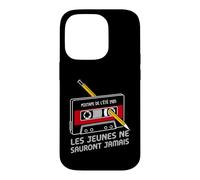 Cassette année 80 Compilation Vintage Humoristique 80's Coque pour iPhone 14 Pro