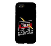 Cassette année 80 Compilation Vintage Humoristique 80's Coque pour iPhone SE (2020) / 7/8