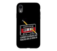 Cassette année 80 Compilation Vintage Humoristique 80's Coque pour iPhone XR