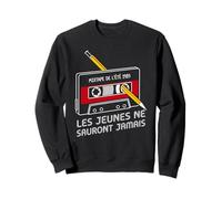 Cassette année 80 Compilation Vintage Humoristique 80's Sweatshirt