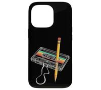 Cassette Audio, Crayon, rembobiner, années 80, Vintage, Fun Coque pour iPhone 13 Pro