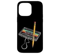 Cassette Audio, Crayon, rembobiner, années 80, Vintage, Fun Coque pour iPhone 14 Pro Max