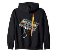 Cassette Audio, Crayon, rembobiner, années 80, Vintage, Fun Sweat à Capuche