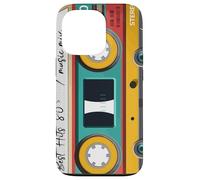 Cassette Audio Musique rétro année 1980-80s mixe Best of Coque pour iPhone 13 Pro