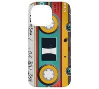 Cassette Audio Musique rétro année 1980-80s mixe Best of Coque pour iPhone 14 Pro Max