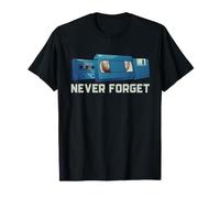 Cassette Audio Never Forget, Mixtape analogique Amusante des années 70, 80 et 90 T-Shirt