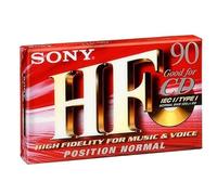 Cassette audio (pour lecteur cassette) Sony HF 90 minutes