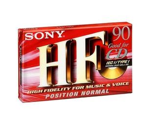 Cassette audio (pour lecteur cassette) Sony HF 90 minutes